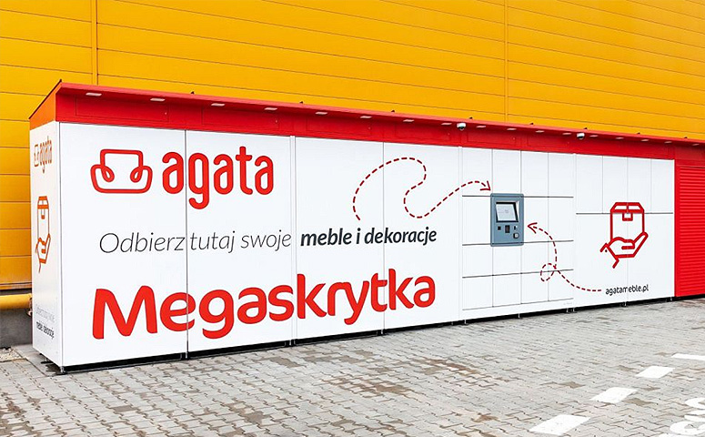 Польская мебельная сеть Agata запустила проект пунктов выдачи интернет-заказов Megaskrytka