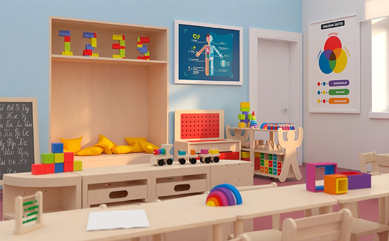 Мебельная фабрика «Элегия» и «Росигрушка» разработали суперэкологичную систему хранения для дошкольных образовательных организаций.