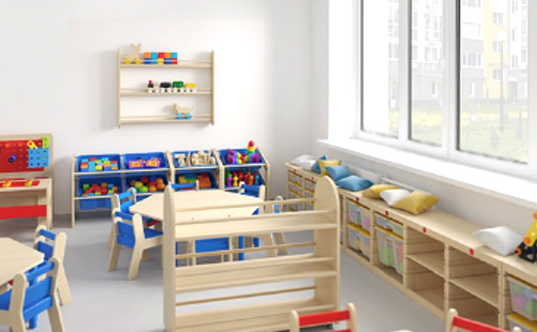 Мебельная фабрика «Элегия» и «Росигрушка» разработали суперэкологичную систему хранения для дошкольных образовательных организаций.